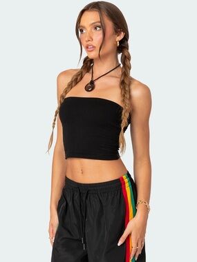 Edikted Black Tube Top